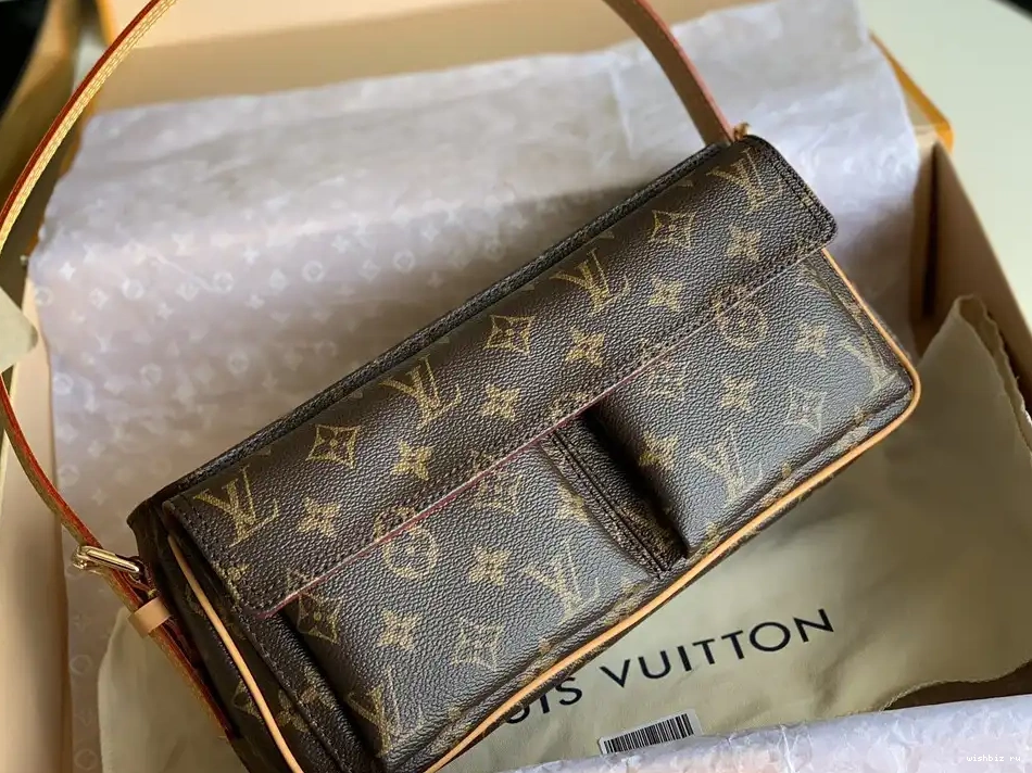 WIS LOUIS bag-30*11*13CM VINTAGE VUITTON 0324